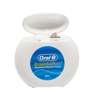 欧乐B（Oral-B）牙线棒深度清洁牙间缝隙食物残渣牙线清凉薄荷味便携男女 微蜡牙线50米 欧乐B