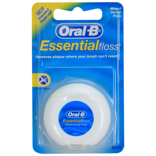 欧乐B（Oral-B）牙线棒深度清洁牙间缝隙食物残渣牙线清凉薄荷味便携男女 微蜡牙线50米 欧乐B