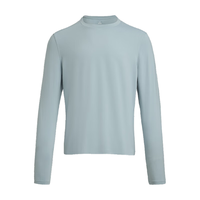 安德玛（UNDERARMOUR） Meridian柔感系列男子训练运动长袖T恤1386975 海港蓝465 M