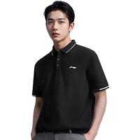 LI-NING/李宁 速干 男士POLO衫 黑色 L