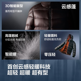 波司登（BOSIDENG）25羽绒服男女于适同款短款90绒鹅绒泡芙外套B250243110 曜金黑-亮光8613 3XL 185/104A 体重约155-170斤