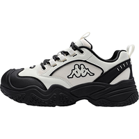 卡帕 女鞋户外徒步登山鞋女2025秋冬运动溯溪鞋厚底老爹鞋子女 经典白/黑色 40