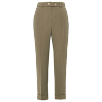 夏季薄款九分裤通勤风女式休闲裤朗姿集团