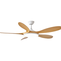 AUX奥克斯吸顶风扇灯2025客厅餐厅家用大风力吊扇带电扇一体的吊灯 46寸白色-变频-变光-遥控