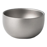 SNOW ROCK 纯钛茶杯 99.9%抑菌茶杯 家用纯钛功夫小茶杯户外露营主人杯 钛杯 圆底小茶杯