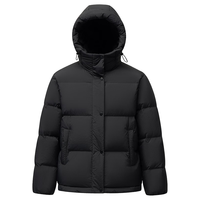 雪中飞女款羽绒服冬季抽绳连帽羽绒衣松紧袖口保暖上衣百搭休闲短款外套