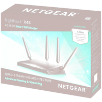 NETGEAR 美国网件 R7800 2600M WiFi 5 家用路由器 黑色