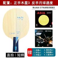 银河银河PRO-01乒乓球拍底板专业一号pro01外置蓝芳碳快攻弧圈进阶 直拍【木星3+月球速度】