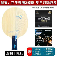 银河银河PRO-01乒乓球拍底板专业一号pro01外置蓝芳碳快攻弧圈进阶 直拍【奔腾2橙海绵+月球速度】