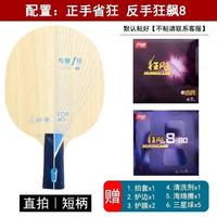 银河银河PRO-01乒乓球拍底板专业一号pro01外置蓝芳碳快攻弧圈进阶 直拍【省狂3橙海绵+狂飙8-80】