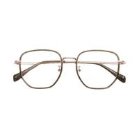 潮库冷茶时尚修颜近视眼镜框精致女款可配度数高清镜片散光防蓝光 【视特耐镜片】2847军绿色 蔡司视特耐1.60防蓝光镜片0-600