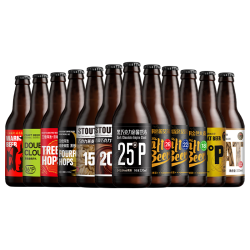 黑狸 巧克力世涛黑啤酒整箱 全家福组合 330ml