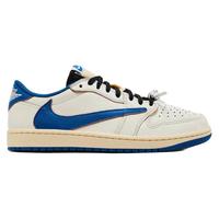 耐克(NIKE)Travis Scott x 藤原浩 x AJ1联名款 闪电倒钩2.0 复古休闲运动鞋 白蓝闪电倒钩 42 尺码请