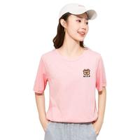 米子旗宽松短袖女上衣设计感2024年夏季圆领t恤