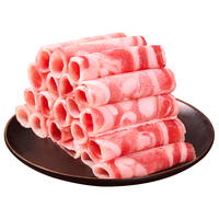 往来白丁 内蒙古羊肉卷1kg 新鲜肥羊卷羔羊肉片冷冻烧烤涮火锅食材 生鲜 内蒙羊肉卷1kg