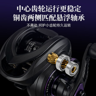 国王路亚小怪PRO水滴轮138克金属框架7.6速比鳜鱼轮远投泛用鱼线轮左手