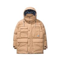 UNDEFEATED五条杠冬季休闲ICON带帽多袋羽绒服外套