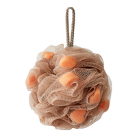 三利爱心海绵沐浴球高档不散超柔软起泡洗澡浴花成人洗澡 谷牧咖