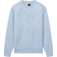 乐卡克法国公鸡男款2024春季金标D’or圆领卫衣L241MCNA2017 雾蓝色/D09 S