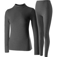 羊绒德绒自发热秋衣秋裤套装女半高领加绒内穿保暖内衣男士棉毛衫