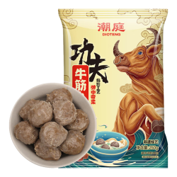 潮庭 功夫牛筋丸 250g 赠牛肉丸250g一包