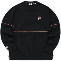 FILA 斐乐 中性运动卫衣 T11U116205A-BK 深黑 L