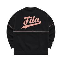 FILA 斐乐 中性运动卫衣 T11U116205A-BK 深黑 XL