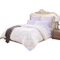 富安娜（FUANNA）新西兰羊毛被子冬天加厚保暖冬被被褥双人单人厚被芯 冬厚被 白色(磨毛纯色款） 152*210cm