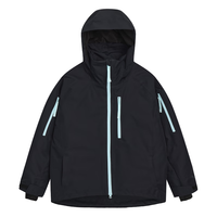 冷元素滑雪服女款专业单板防水3L冲锋衣 经典黑 XL XL 【170-190斤】 经典黑 【上衣】