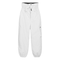 冷元素滑雪裤女男保暖单板防水白色防风3L宽松裤子雪服 经典白 S S 【110-130斤】 经典白 【滑雪裤】