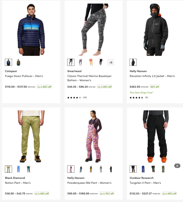 必看促销：steep&cheap 户外运动服饰，黑五提前享低至4折！