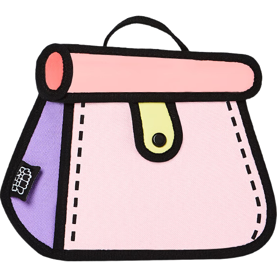 JumpFromPaper 二次元2D漫画 女士斜挎包  小包 粉红