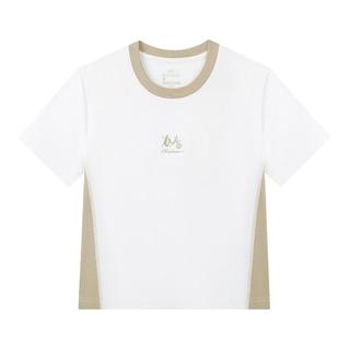  361° 透气性 女士短袖T恤  本白/卵石色、紫藤浅蓝/幽静深蓝