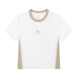  361° 透气性 女士短袖T恤  本白/卵石色、紫藤浅蓝/幽静深蓝