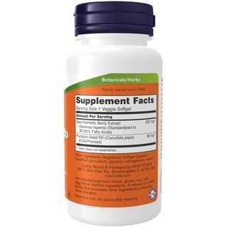 NOW FOODS FOODS 诺奥锯棕榈软胶囊 320mg90粒 呵护男性