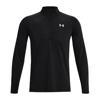 安德玛（UNDERARMOUR）Streaker男子1/2拉链跑步运动长袖T恤1361474 黑色001 XL