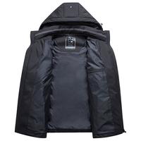 雪中飞 SNOWFLYING男士羽绒服短款连帽秋冬季商务休闲时尚潮流保暖防风羽绒外套 黑色 175/L