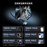 百亿补贴：酷态科 6号织数显电能线240W数据线C口充电线6A适用苹果17小米
