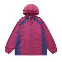 THE SIMPSONS辛普森一家连帽防晒衣2025夏季薄外套宽松休闲百搭拼色防晒服 费洛伊德粉 M (170/88A)