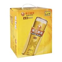 珠江啤酒（PEARL RIVER）金罐啤酒500ml*12罐整箱8度精品小麦香啤酒饮品 金罐* 500mL 12罐