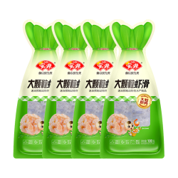 安井 大颗粒虾滑100g*4 虾仁含量≥80% 生鲜丸滑食材火锅关东煮麻辣烫