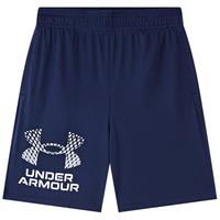 安德玛 UNDER ARMOUR童装男童运动短裤儿童速干裤透气舒适训练裤户外休闲梭织裤