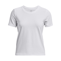 安德玛（UNDERARMOUR）Meridian女子柔感修身运动短袖T恤1379155 白色100 XL