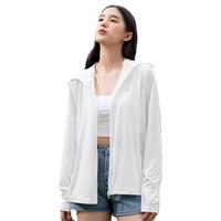 茉寻冰钛科技防晒衣女2025夏季防晒服原纱开创者【薯专属】 正肩款-白色（升级黑胶帽檐） XL (适合身高166-175cm)