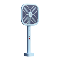 康铭电蚊拍家用充电式灭蚊绿光探测自动诱蚊折叠伸缩基孔肯雅热