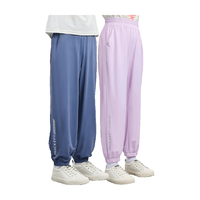 迪士尼男女童小凉皮速干长裤2024夏季儿童防晒裤子防蚊裤童装