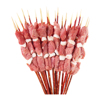 三疆牧羊新疆羊肉生鲜纯手工羊肉串红柳大40串礼盒草原羔羊腿烧烤食材野餐 新疆红柳大串40串x30g