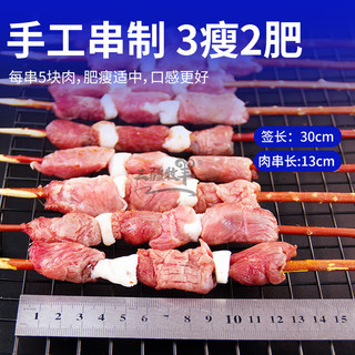 三疆牧羊新疆草原羔羊肉串（红柳大串）40串×30g