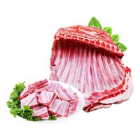 三疆牧羊新疆羊肉生鲜纯手工羊肉串红柳大40串礼盒草原羔羊腿烧烤食材野餐 黑头羊羊排块（4斤）