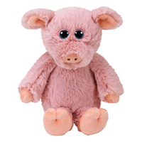 TY可爱动物毛绒玩具宝宝粉猪奥蒂斯（中）67008安抚陪伴